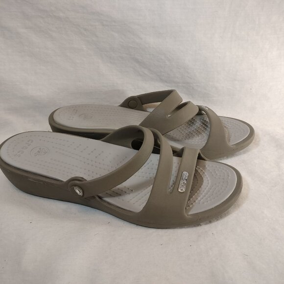 Crocs Patricia‎ Wedge Slide Sandal - Picture 4 of 9